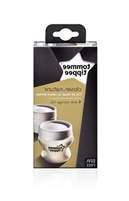 Tommee Tippee Milk Storage Lids X4