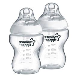 Tommee Tippee Closer to Nature Baby Bottle, 9 Ounce, 2 Count