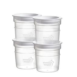 Tommee Tippee Closer to Nature Milk Storage Pots x4