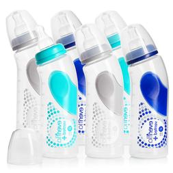 Evenflo Feeding Advanced Angled Vented Bottles, 9 Ounce 