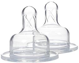 Dr. Brown's Natural Flow Wide-Neck Nipples - 2-Pack - Level 