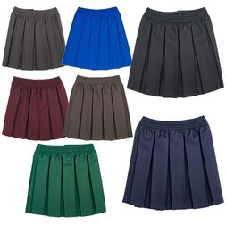 Girls School Uniform Box Pleated Elasticated waist school ki