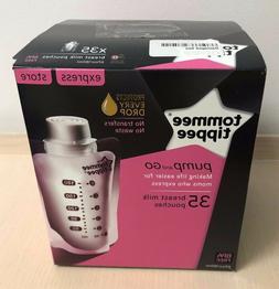 Tommee Tippee Pump & Go 6 Ounce Milk Storage Bags - 35 Count