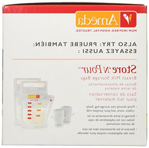 Ameda Storage Bottles - 4 Count
