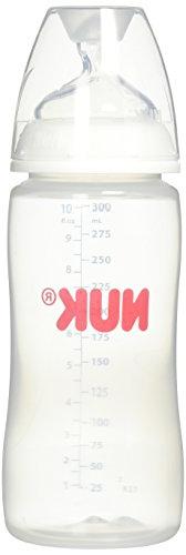 NUK Perfect Fit Baby Bottle, Clear, 10oz 3pk