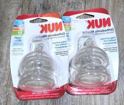 NIPPLES ORTHODONTIC SLW FL NUK 2/SZ 1