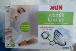 NUK Simply Natural Baby Bottle, 5oz, 3-Pack